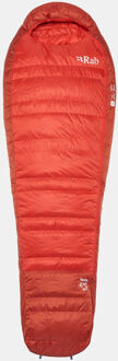 RAB Alpine -6C / 20F Slaapzak Rood - Left Regular