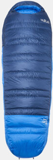 RAB Ascent -18C / 0F Slaapzak Blauw - Left Regular