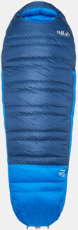 RAB Ascent -24C / -11F Slaapzak Blauw - Left Regular