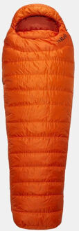 RAB Ascent 300 Long Slaapzak Rood - Left