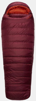 RAB Ascent 900 Dames Slaapzak Paars - LEFT