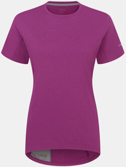 RAB Cinder Crimp Tee Fietsshirt Dames Paars - 12