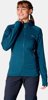 RAB Covex Hoody Fleecevest Dames Blauw - 16