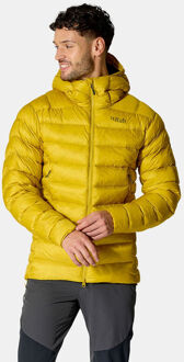 RAB Electron Pro Hoody Donsjas Geel - S
