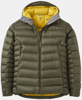 RAB Electron Pro Hoody Donsjas Groen - M