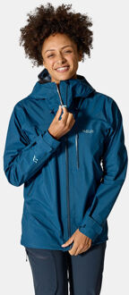 RAB Firewall Mountain Hardshell Jas Dames Blauw - 10