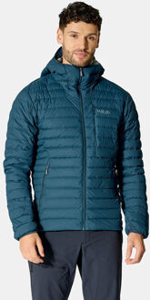 RAB Microlight Windstopper Hoody Donsjas Blauw - S