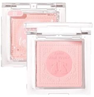 Rabbit Poof Wake Up Spring Translucent Blush - 6 Colors #01 Velvet Rabbit Peach - 2.3g