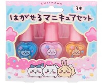 Race Chiikawa Peelable Nail Polish Set A