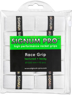 Race Grip Verpakking 10 Stuks-Wit - nosize