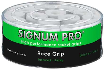 Race Grip Verpakking 30 Stuks-Wit - nosize