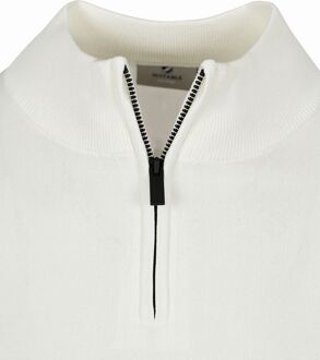 Race Half Zip Trui Ecru Off-White