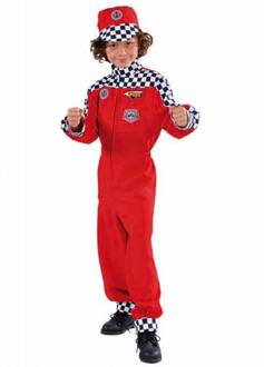 Race kostuum kind Elite Rood - Zalm