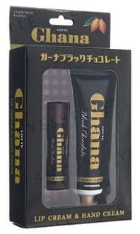 Race Lotte Ghana Black Chocolate Lip Cream & Hand Cream Set 2 pcs