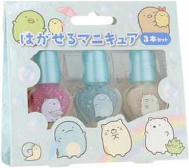 Race San-X Sumikko Gurashi Peelable Nail Polish Set 3 pcs