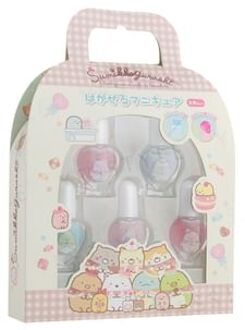 Race San-X Sumikko Gurashi Peelable Nail Polish Set 5 pcs