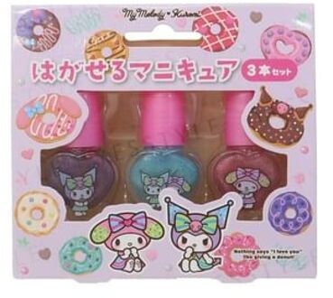 Race Sanrio My Melody & Kuromi Peel-off Nail Polish Set 1 set