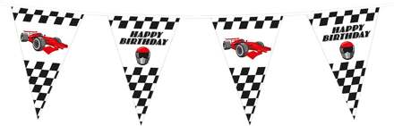 Race Vlaggenlijn Happy Birthday (6m) Multikleur - Print