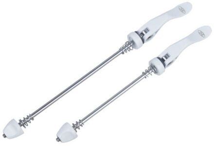 Racefiets Clip Hendel As 148/185Mm Quick Release Fiets Wielen Lock Fiets Wielnaaf Spiesjes Voor Achter snelspanners wit