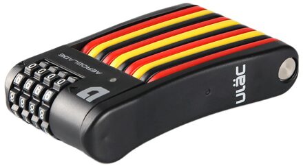 Racefiets Fiets Motorfiets Security Vouwen Lock Anti-Diefstal Mini Wachtwoord Slot Fietsslot 4 Cijferige Code Combinatie # G