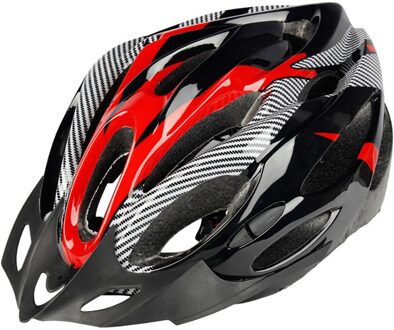Racefiets Helm Ultralight Fietshelmen Mannen Vrouwen Mountainbiken Fietsen Integraal Gevormde Helm Zonnebril rood