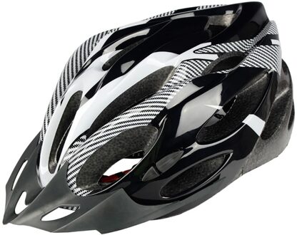 Racefiets Helm Ultralight Fietshelmen Mannen Vrouwen Mountainbiken Fietsen Integraal Gevormde Helm Zonnebril zwart
