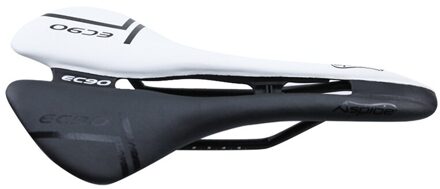 Racefiets Seat Ergonomische Groef Fietszadel 3D Padding Nylon Fiber Stalen Boog Professionele Fietsen Zetels Fietsonderdelen balck en wit