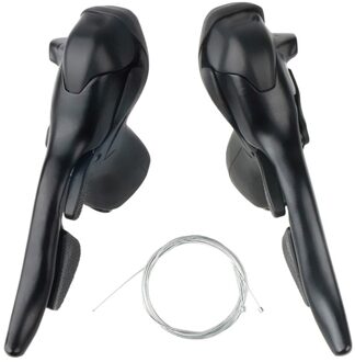 Racefiets Shifters Dubbele Lever Rem Fiets Derailleur Groepset Compatibel Met Shift Kabels 2x 7/3X7 Speed