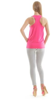 Racer Back Top in Fuschia - maat S Fuchsia