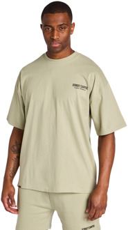 Racer T-shirts Heren - Groen - Maat XS Green