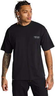 Racer T-shirts Heren - Zwart - Maat L Black