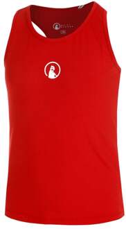Racerback Tanktop Meisjes-Rood,Wit - 152