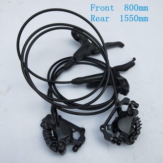Racework XT-S M8000 Hydraulische Schijfrem Mtb Linksvoor & Rechts Achter Set 800 Mm/1550 Mm Am Fr voor Mountainbike 26/27. 5/29 M8000