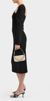 Rachel Mini handtas van leer Creme - 1 maat