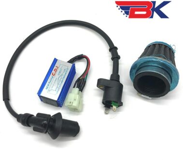 Racing AC CDI Box 6 Pin & Bobine Air Filter voor GY6 50 70 125 150cc Go Kart ATV