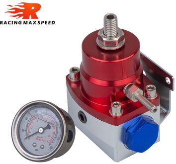 Racing Auto Universal Adjustable Fuel Pressure Regulator Met 0-160PSI Gauge Voor Cherokee Ford F250 6.0L Diesel Twin Beam Fpr-005 met gauge