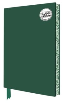 Racing Green Blank Artisan Notebook (Flame Tree Journals) - Blank Artisan Notebooks