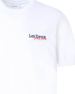 Racing t-shirt short sleeve Wit - M