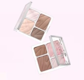 Radiance Highlighter Contouring Palette - 2 Types 02# Cold Moonlight - 8g