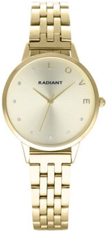 Radiant RA609202PT Dames Horloge en Armband Geschenkset Goud