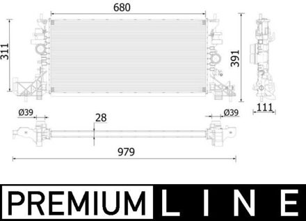 Radiateur CR2251000P
