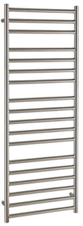 Radiator Athena 50x140 cm Geborsteld RVS