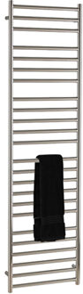 Radiator Athena 50x160 cm Geborsteld RVS