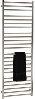 Radiator Athena 60x160 cm Geborsteld RVS