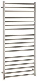 Radiator Athena Met Digitale Thermosstaat 60x140 cm Geborsteld RVS Chroom EH Design