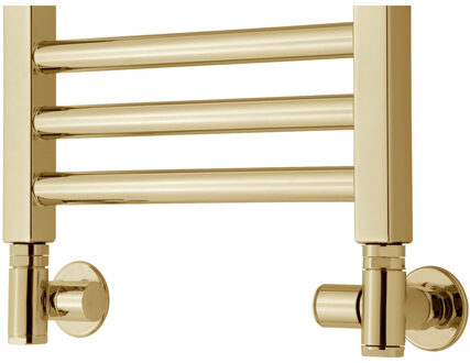 Radiator Zij-Aansluitset TVS Ventile 130 Goud