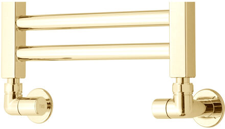 Radiator Zij-Aansluitset TVS Ventile 150 Goud