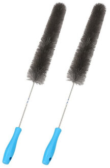Radiatorborstel - 2x - flexibel - extra lang - 90 cm - schoonmaakborstel