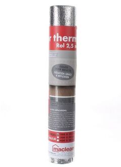 Radiatorfolie Therm - Polyetheen - Rd Waarde 0,1m² K/w - 2mm - 50x250cm - 1,25m²