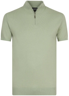 Radical Gebreid T-shirt Halve Rits | Olijfgroen Radical , Green , Heren - 2Xl,Xl,M